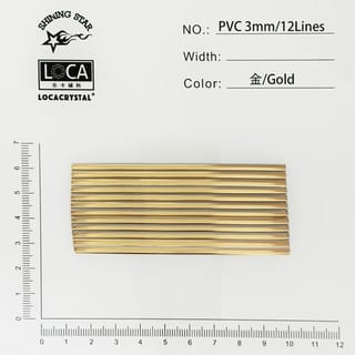 PVC Strip Gold · 12 Lines