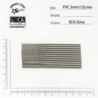 PVC Strip Grey · 12 Lines
