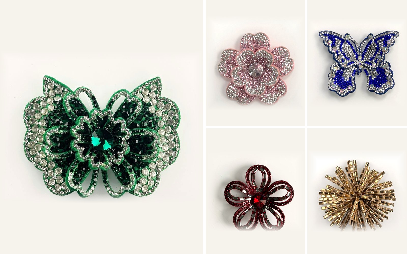 Diamond Flower collection · assorted LOCACRYSTAL styles