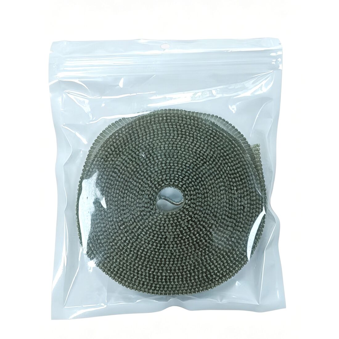 Diamond Lace coiled and sealed in zip-lock pouch ready for shipment